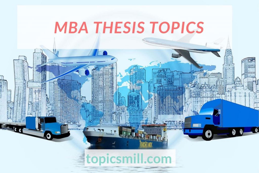 list of mba thesis topics